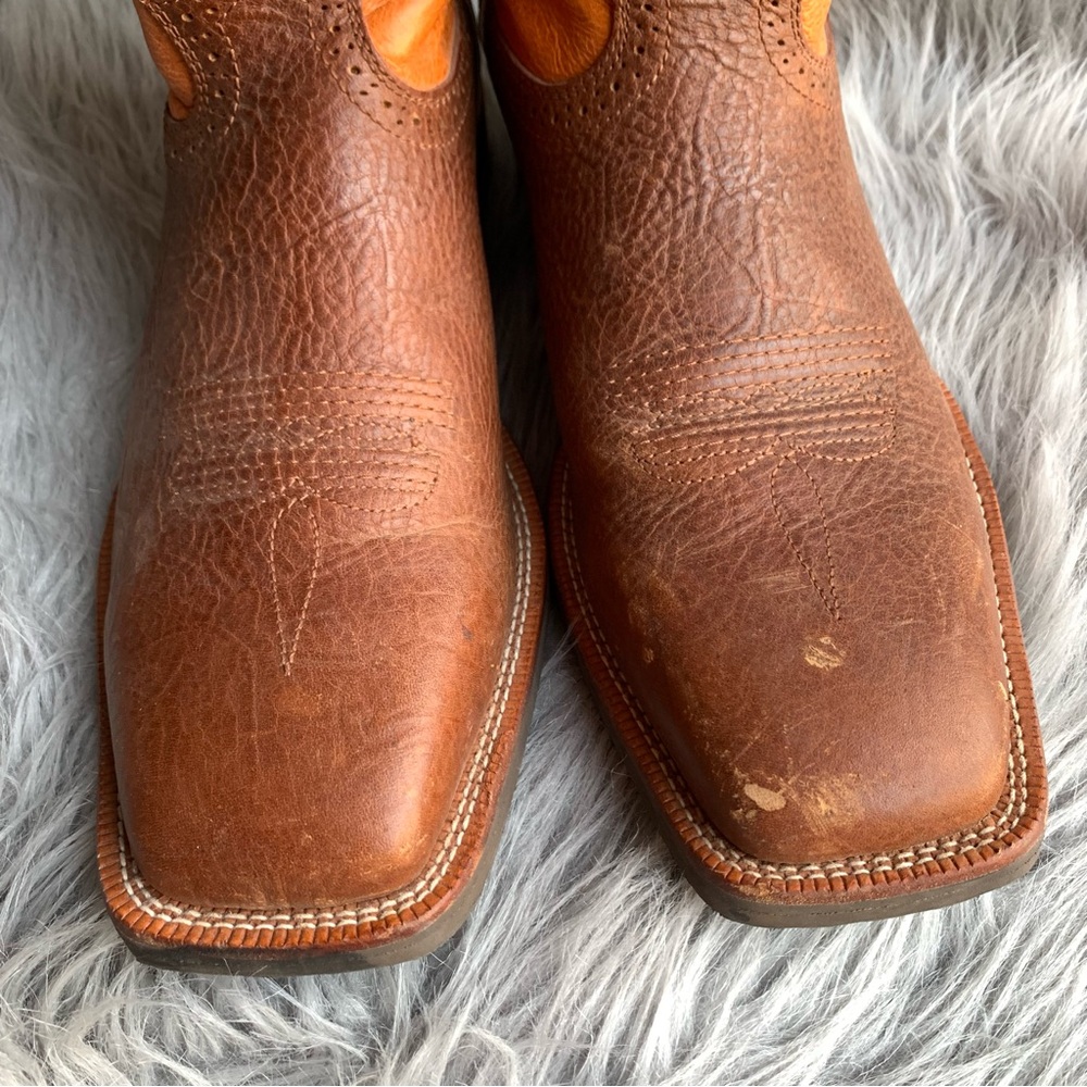 Twisted X Square Toe Box Western 14" Ruff Stock Work Boots Men's Size 13 - Picture 5 of 13
